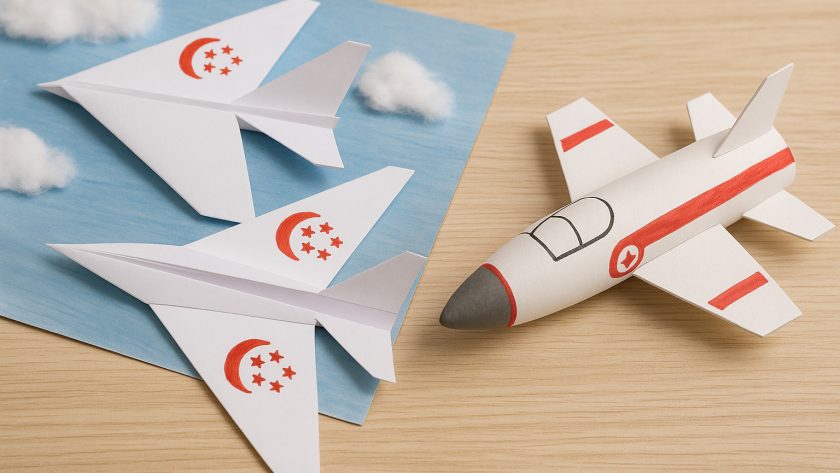 Kids Craft DIY: National Day Fighter Jets
